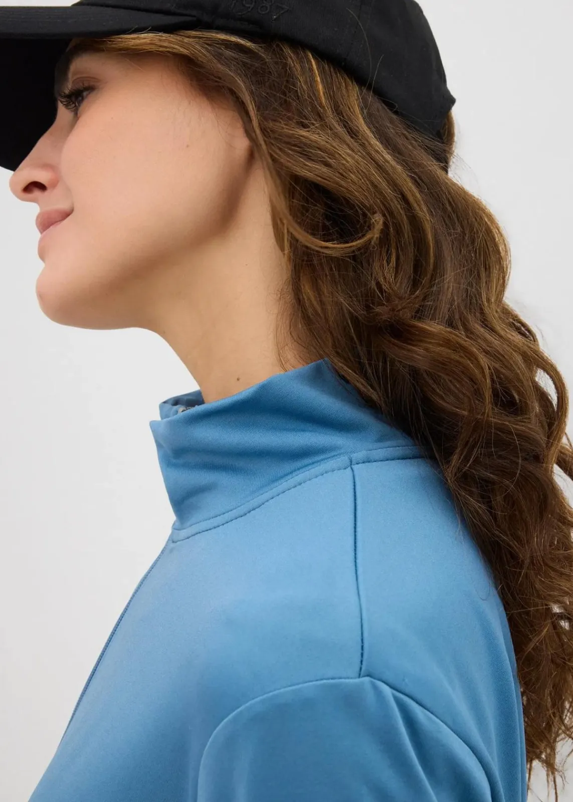 bonprix Bekleidung·Röcke|Bekleidung·Blusen & Tuniken^Thermo-Sweatjacke wellenblau