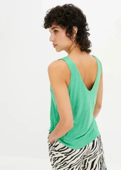 bonprix Shirts & Tops|Nachhaltigere Materialien^Top aus fließender Viskose opalgrün