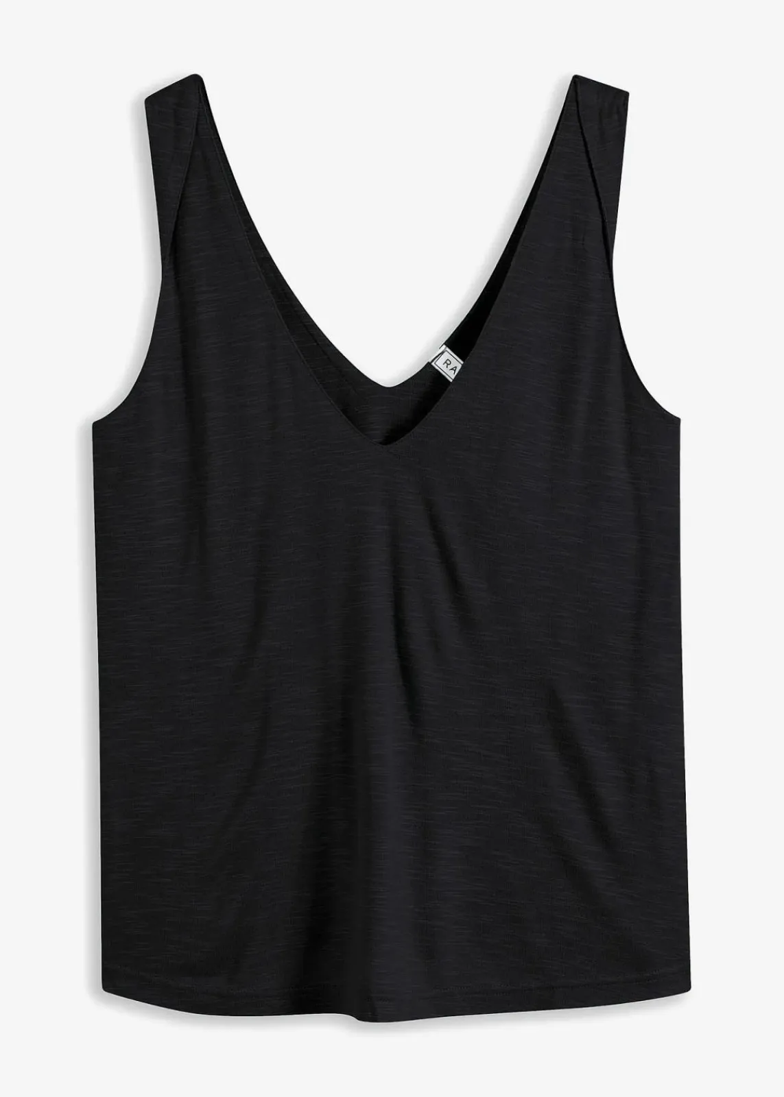 bonprix Nachhaltigere Materialien|Shirts & Tops^Top aus fließender Viskose schwarz
