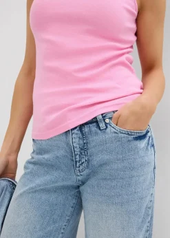 bonprix Unterhemden|Basics^Top aus reiner Bio-Baumwolle rosa