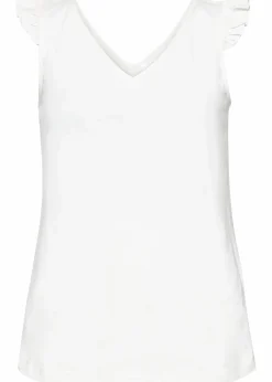 bonprix Shirts & Tops|Nachhaltigere Materialien^Top aus reiner Bio-Baumwolle wollweiß
