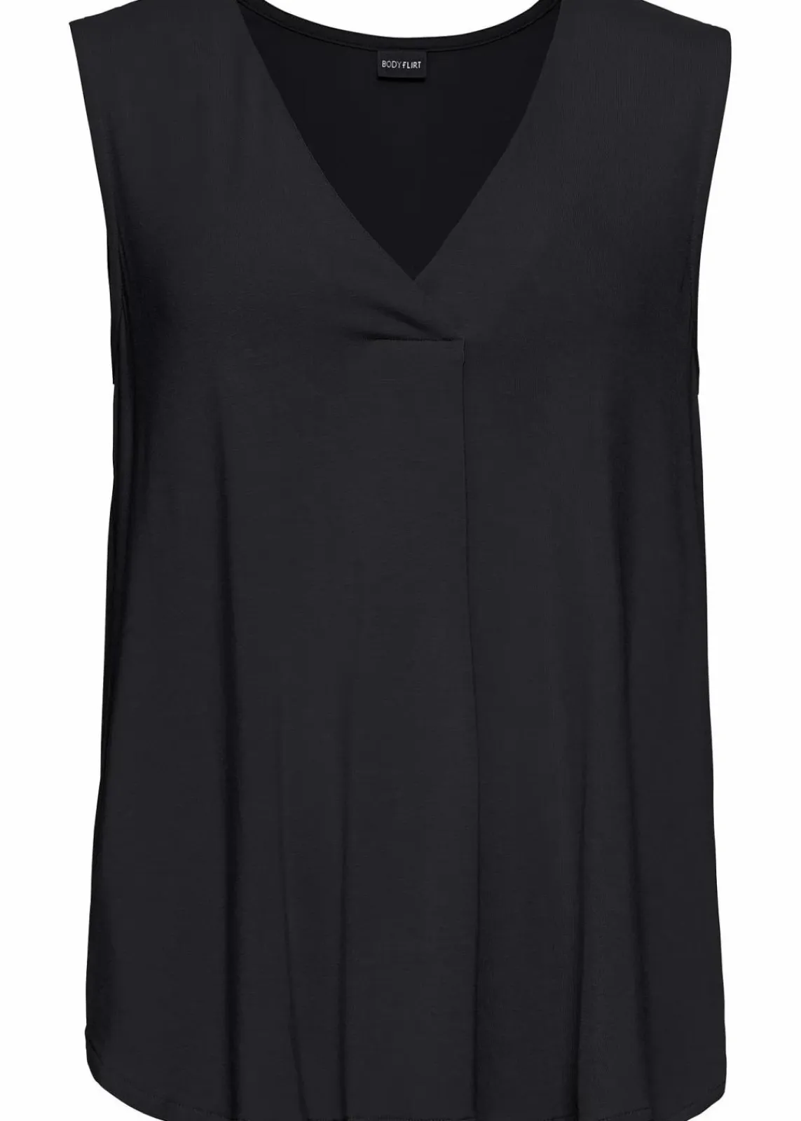 bonprix Nachhaltigere Materialien|Shirts & Tops^Top aus softem Viskose-Mix schwarz