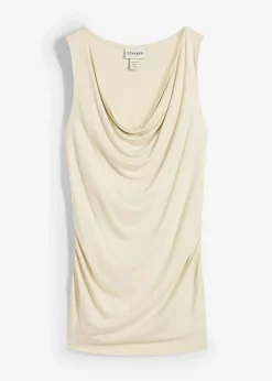 bonprix Nachhaltigere Materialien|Shirts & Tops^Top aus softem Viskose-Mix natur