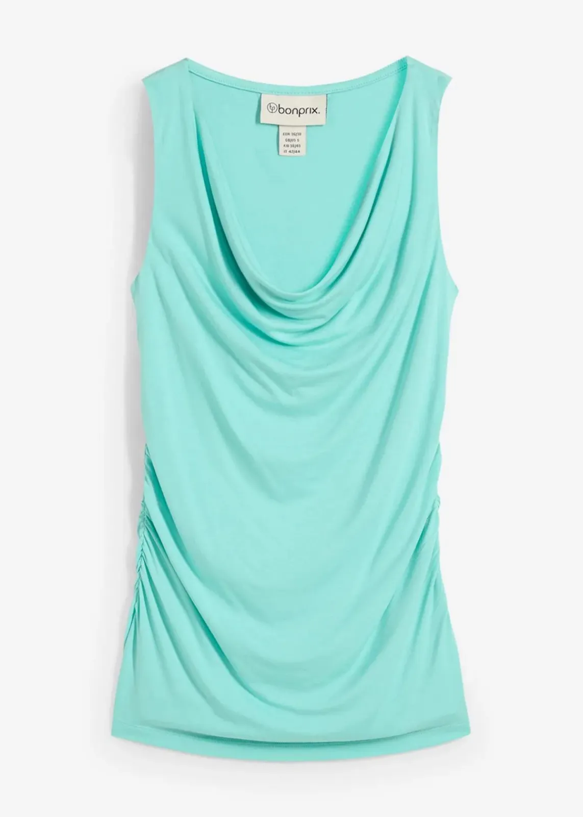 bonprix Nachhaltigere Materialien|Shirts & Tops^Top aus softem Viskose-Mix mentholblau