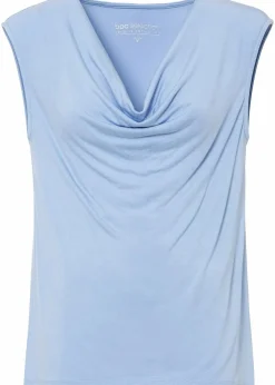 bonprix Shirts & Tops|Nachhaltigere Materialien^Top aus Viskose-Mix perlblau