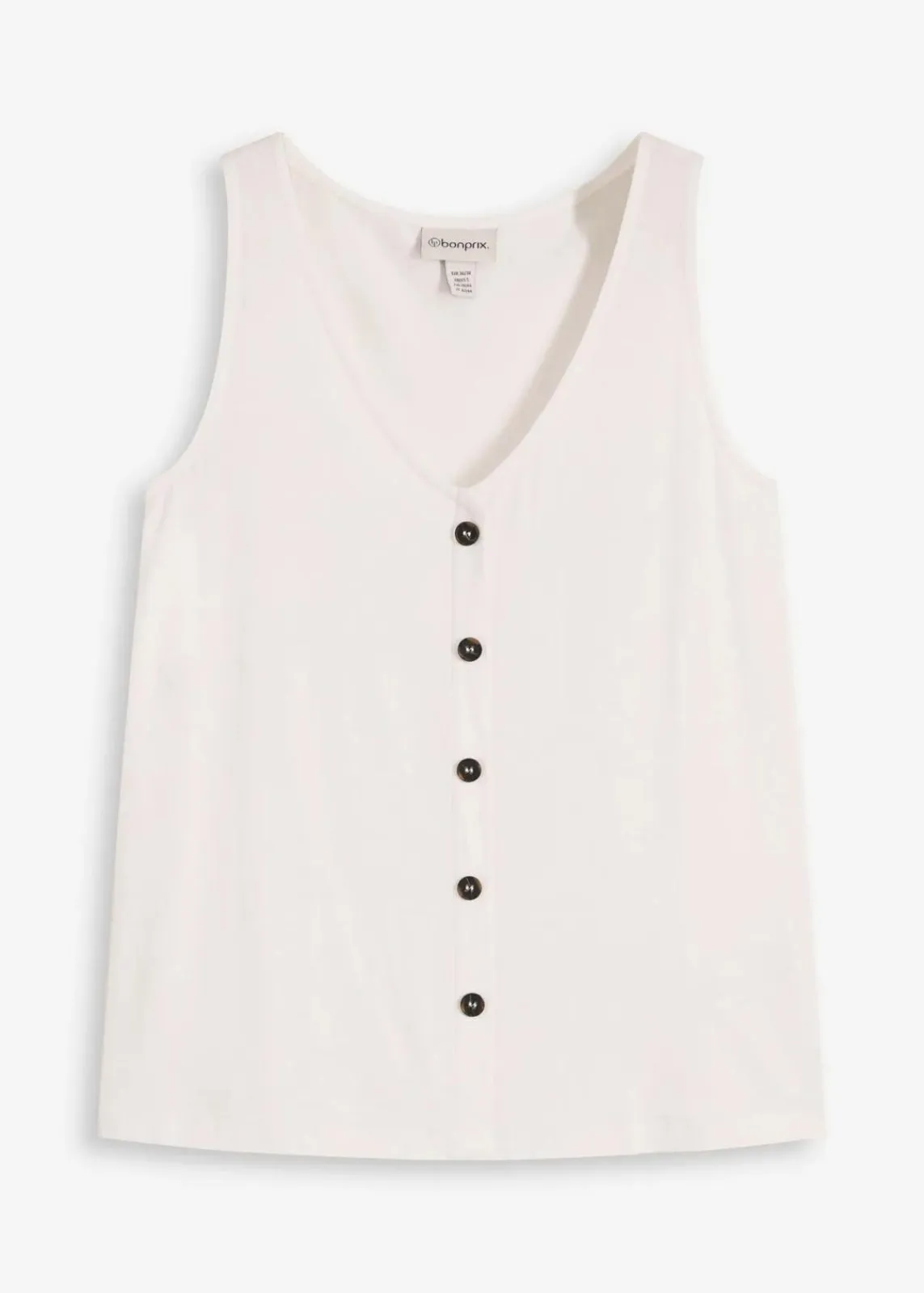 bonprix Shirts & Tops^Top mit Knopfleiste wollweiß