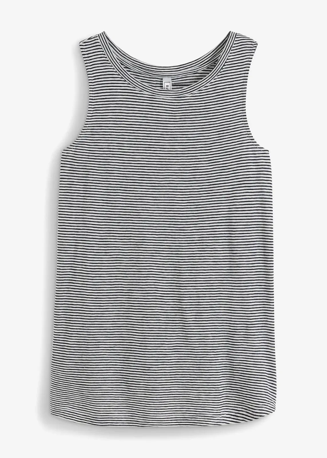 bonprix Shirts & Tops^Top mit Knopfleiste am Rücken blau/wollweiß geringelt