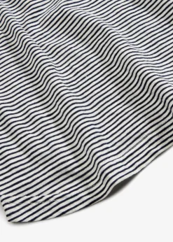 bonprix Shirts & Tops^Top mit Knopfleiste am Rücken blau/wollweiß geringelt