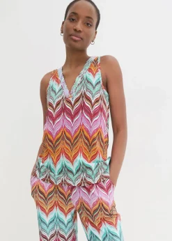 bonprix Shirts & Tops^Top mit Pailetten bunt bedruckt