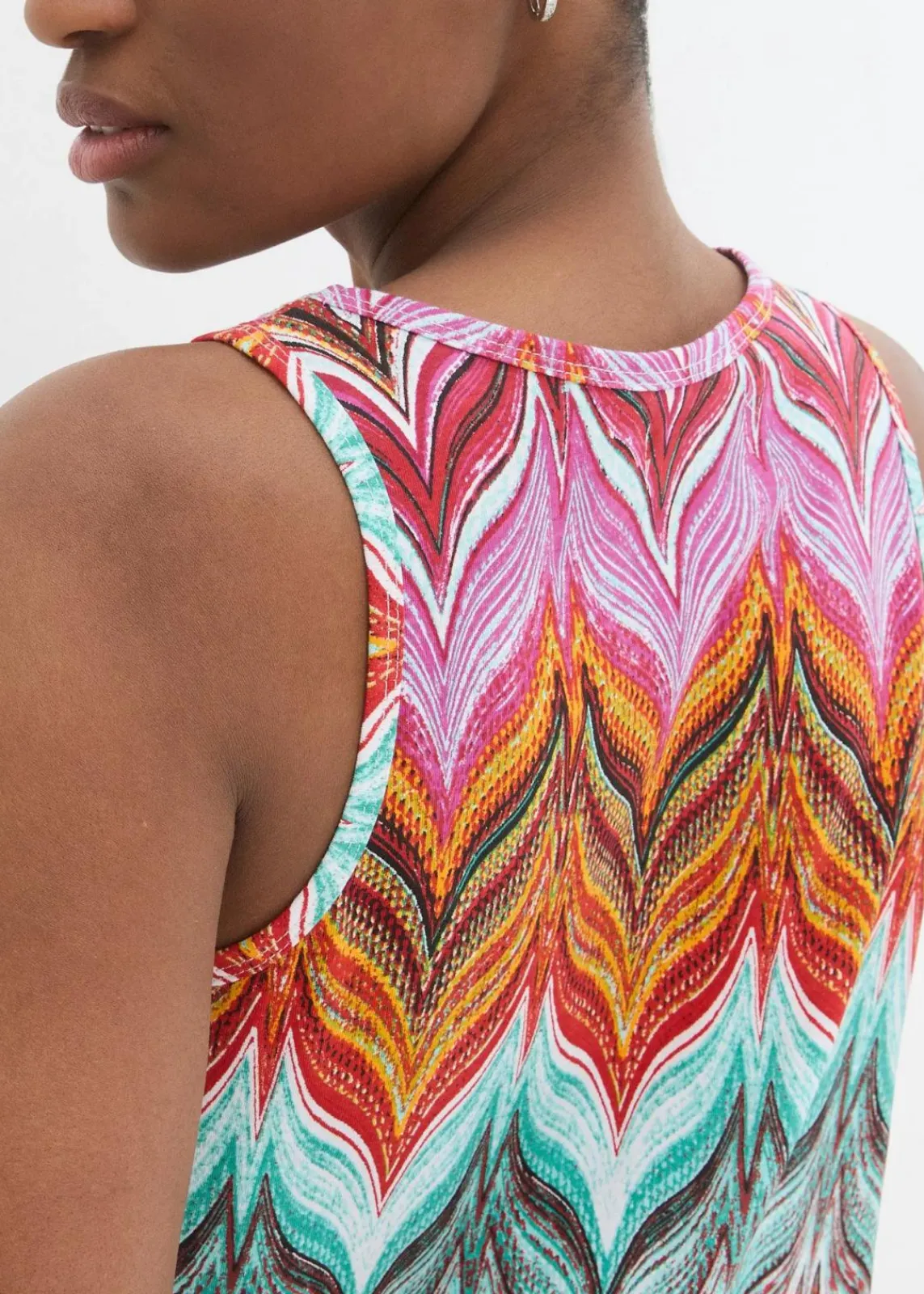 bonprix Shirts & Tops^Top mit Pailetten bunt bedruckt