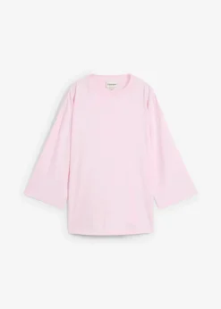 bonprix Shirts & Tops^Trapezförmiges Shirt mit Seidenanteil puderflieder