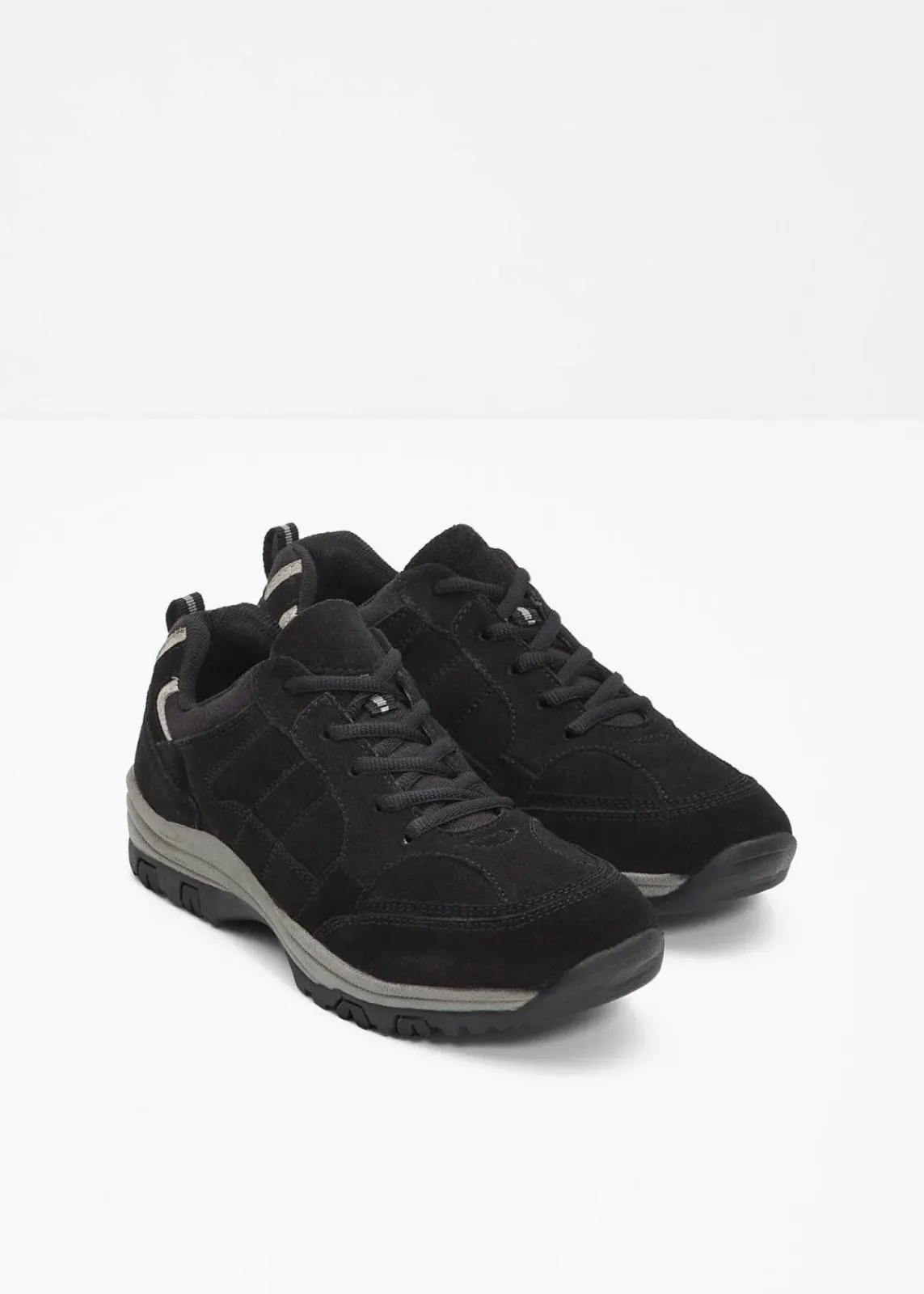 bonprix Sneaker|Sport- & Trekkingschuhe^Trekkingschuhe aus Veloursleder schwarz