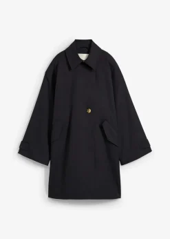 bonprix Jacken & Mäntel|Bekleidung·Hosen^Trenchcoat in A-Linie schwarz