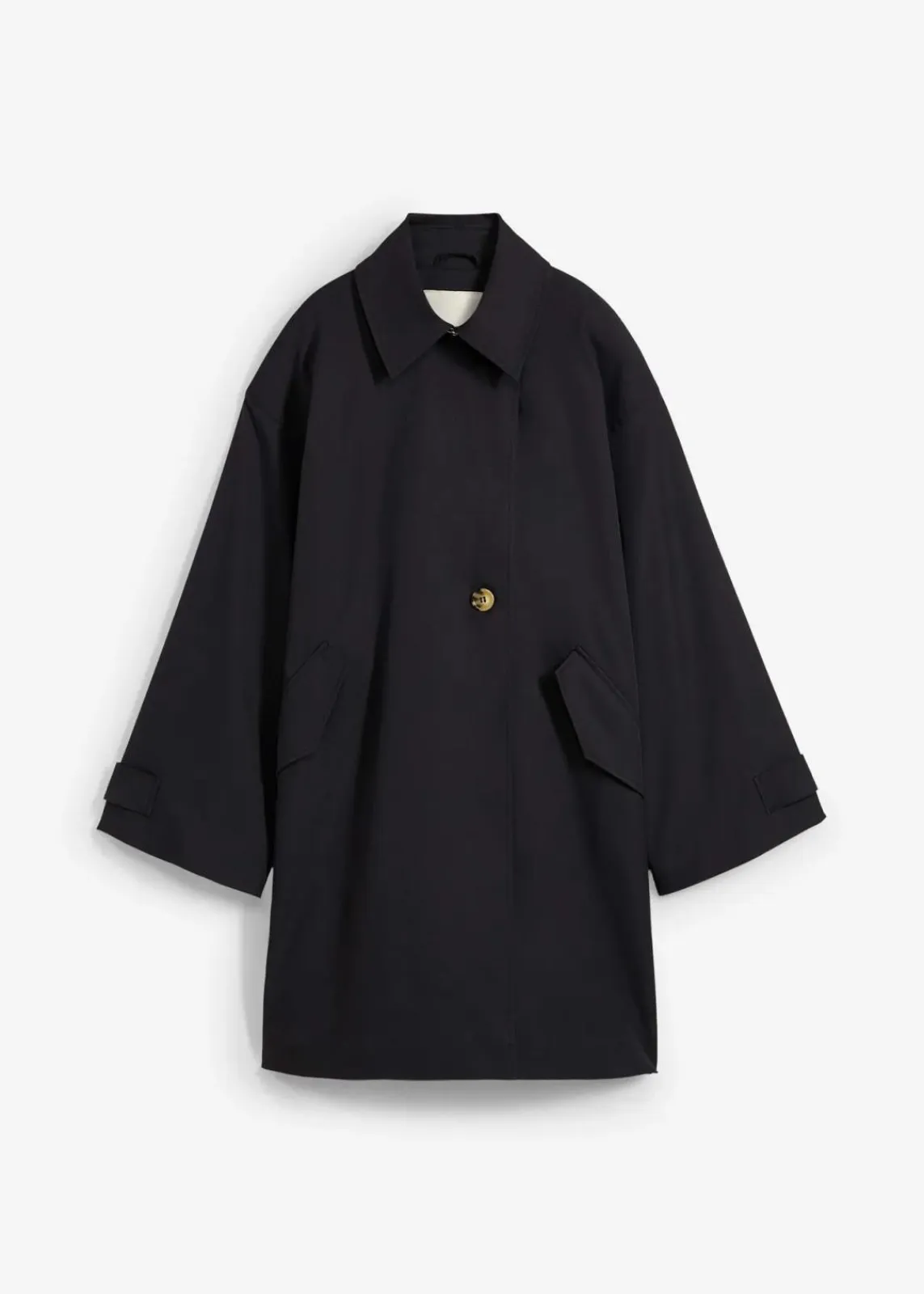 bonprix Jacken & Mäntel|Bekleidung·Hosen^Trenchcoat in A-Linie schwarz