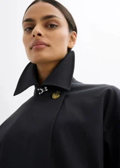 bonprix Jacken & Mäntel|Bekleidung·Hosen^Trenchcoat in A-Linie schwarz