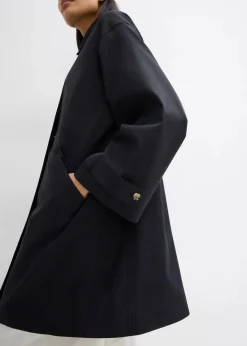 bonprix Jacken & Mäntel|Bekleidung·Hosen^Trenchcoat in A-Linie schwarz