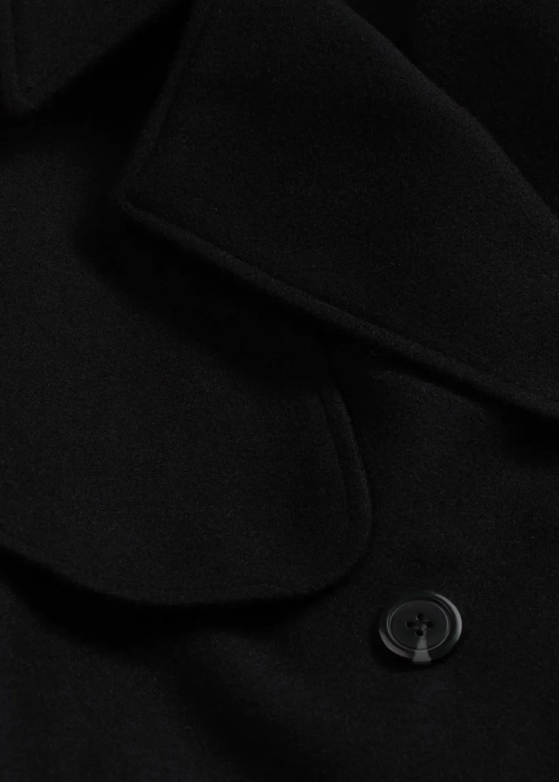 bonprix Jacken & Mäntel|Bekleidung·Hosen^Trenchcoat in Wolloptik schwarz