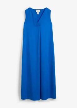 bonprix Bekleidung·Pullover & Strickjacken|Kleider^Trägerkleid aus fließender Viskose azurblau