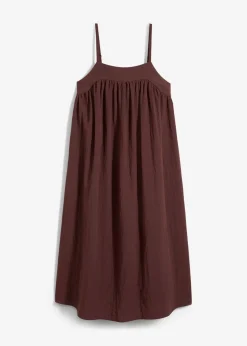 bonprix Bekleidung·Pullover & Strickjacken|Kleider^Trägerkleid aus softem Viskose-Mix terrabraun