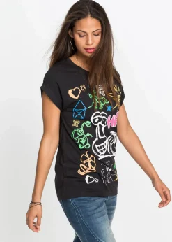 bonprix Shirts & Tops^T-Shirt schwarz bedruckt
