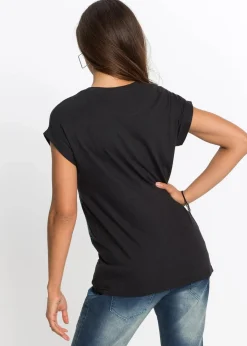 bonprix Shirts & Tops^T-Shirt schwarz bedruckt