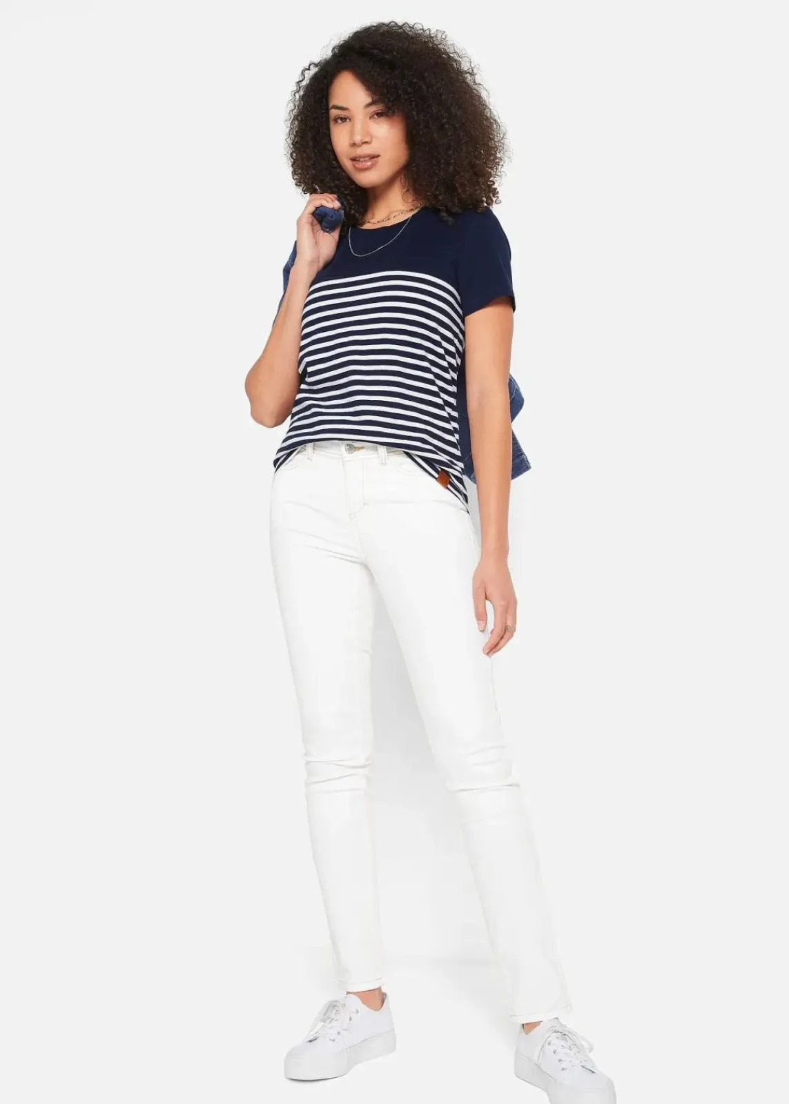 bonprix Shirts & Tops|Nachhaltigere Materialien^T-Shirt dunkelblau gestreift