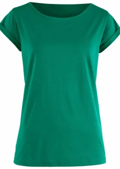 bonprix Shirts & Tops|Basics^T-Shirt aus reiner Baumwolle minzegrün