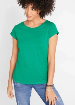 bonprix Shirts & Tops|Basics^T-Shirt aus reiner Baumwolle minzegrün
