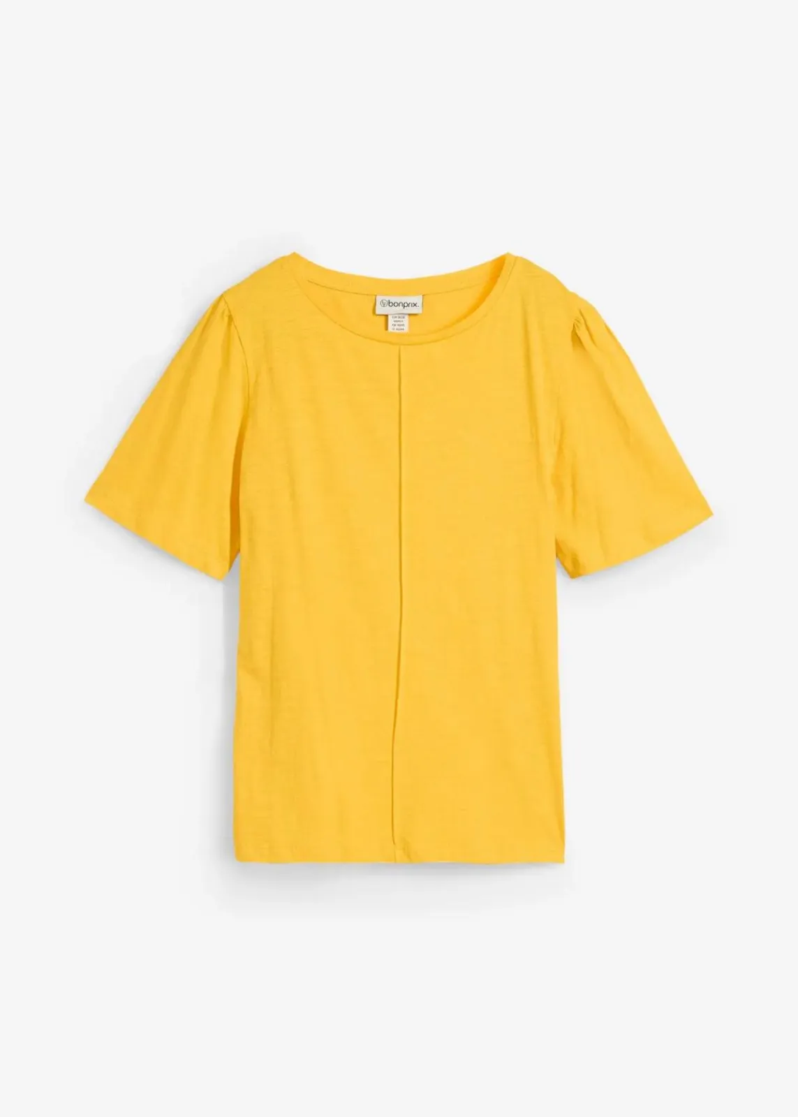 bonprix Nachhaltigere Materialien|Shirts & Tops^T-Shirt aus reiner Baumwolle safrangelb