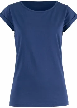 bonprix Shirts & Tops|Basics^T-Shirt aus reiner Baumwolle mitternachtsblau