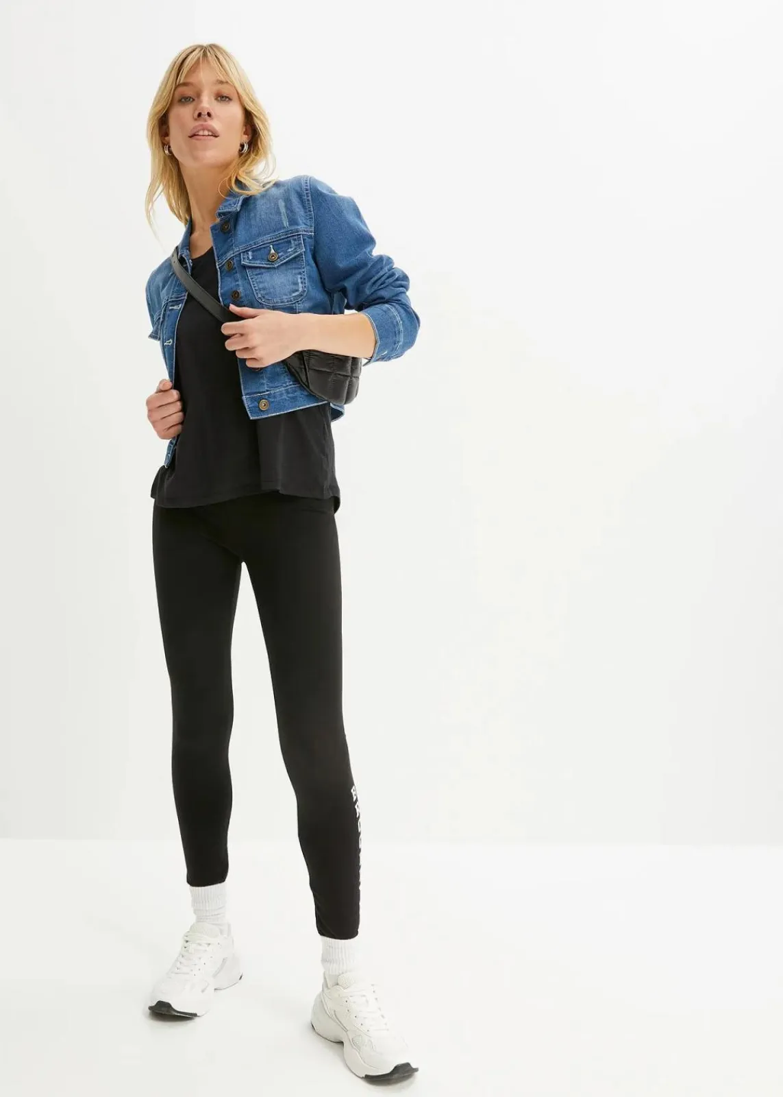 bonprix Shirts & Tops^T-Shirt aus reiner Baumwolle schwarz