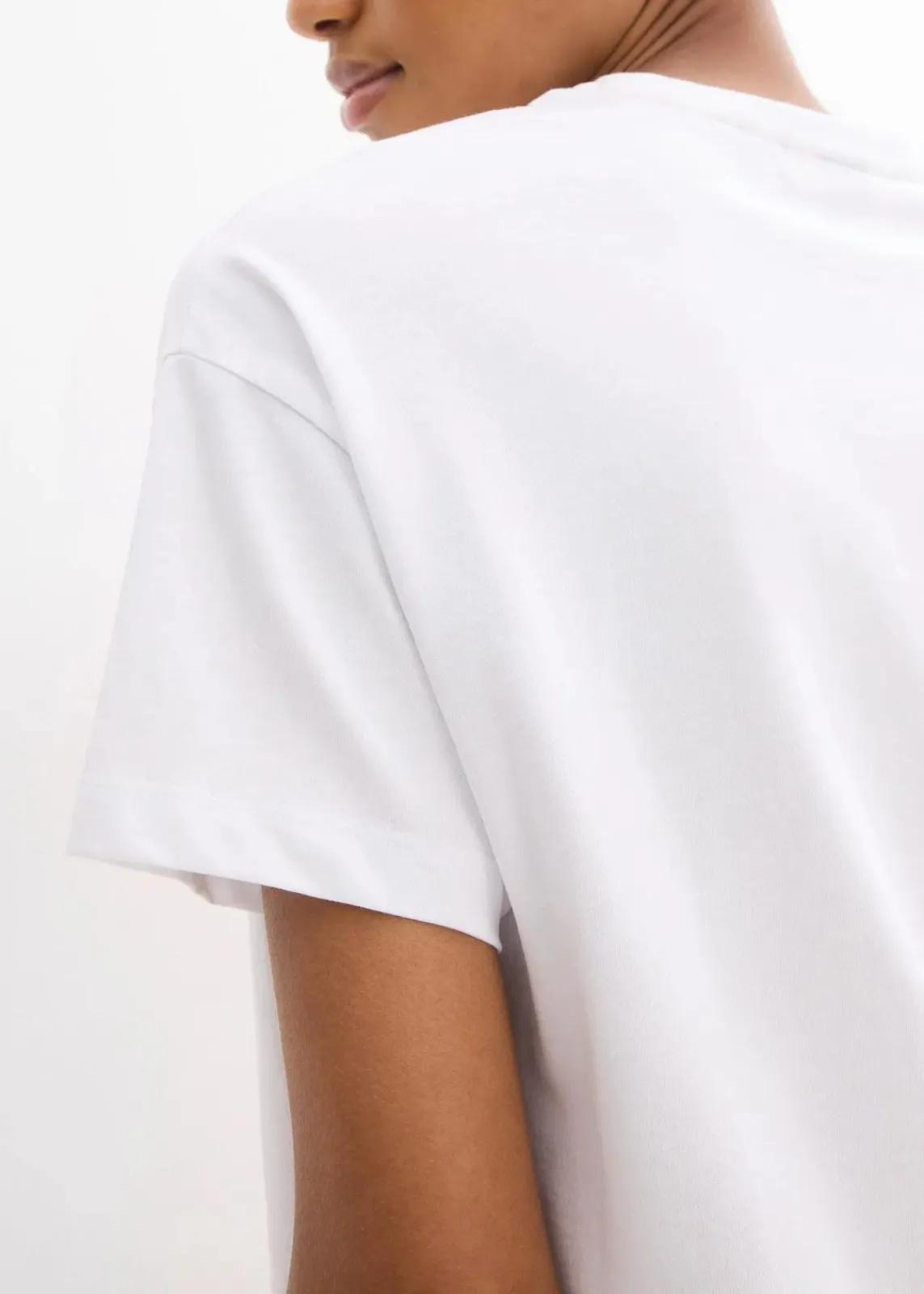 bonprix Shirts & Tops^T-Shirt aus reiner Baumwolle weiß/rot bedruckt