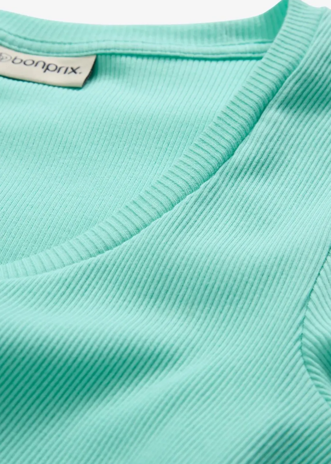 bonprix Nachhaltigere Materialien|Shirts & Tops^T-Shirt aus reiner Bio-Baumwolle mentholblau