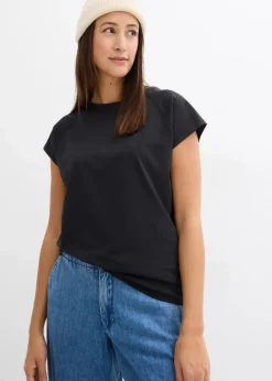 bonprix Bekleidung·Röcke|Basics^T-Shirt aus reiner Bio-Baumwolle schwarz