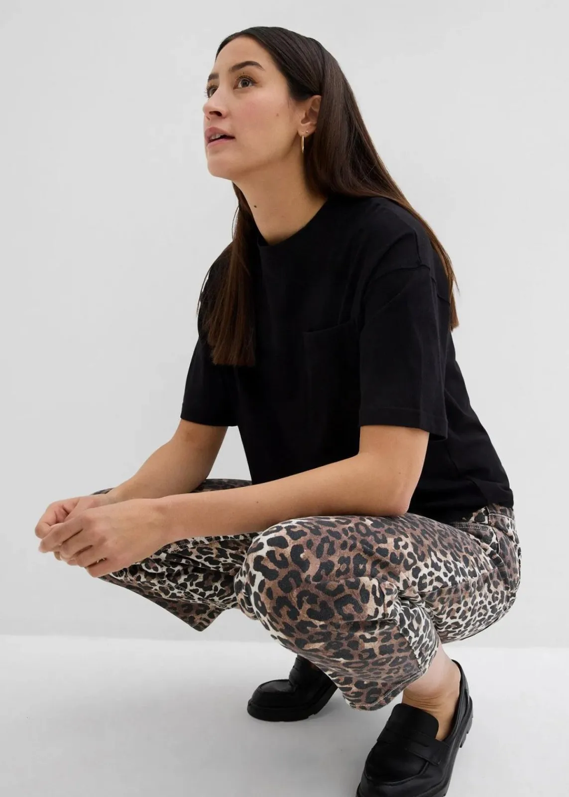 bonprix Shirts & Tops|Nachhaltigere Materialien^T-Shirt aus reiner Bio-Baumwolle schwarz