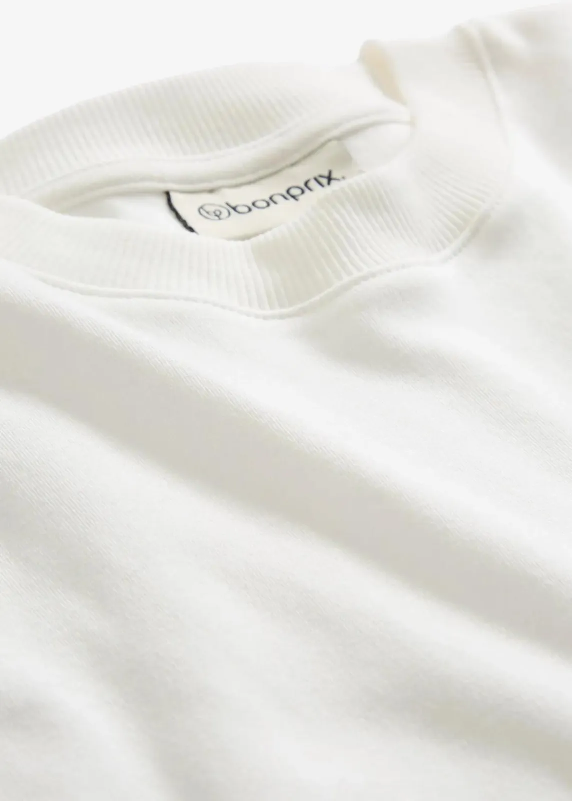 bonprix Shirts & Tops|Nachhaltigere Materialien^T-Shirt aus reiner Bio-Baumwolle wollweiß