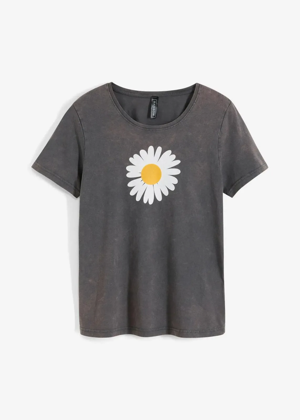 bonprix Shirts & Tops|Nachhaltigere Materialien^T-Shirt aus reiner Bio-Baumwolle grau bedruckt