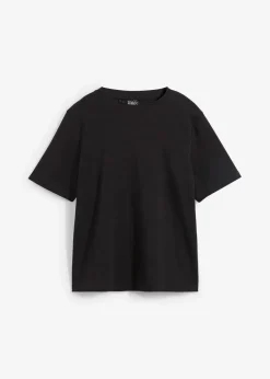 bonprix Shirts & Tops|Basics^T-Shirt aus reiner schwerer Bio-Baumwolle schwarz