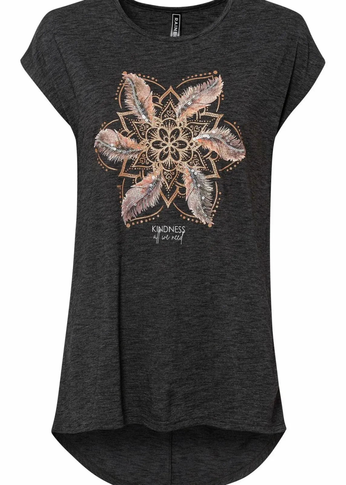 bonprix Shirts & Tops^T-Shirt aus softem Viskose-Mix schwarz