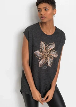 bonprix Shirts & Tops^T-Shirt aus softem Viskose-Mix schwarz
