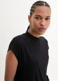 bonprix Shirts & Tops|Basics^T-Shirt aus softer Viskose schwarz