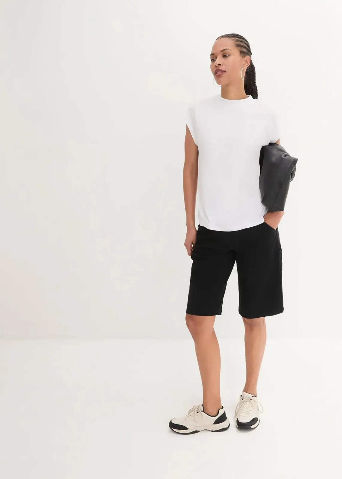 bonprix Bekleidung·Röcke|Nachhaltigere Materialien^T-Shirt aus softer Viskose weiß