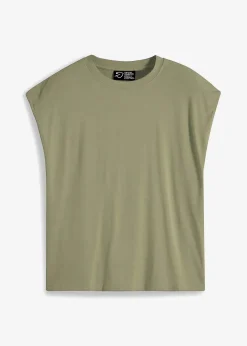 bonprix Nachhaltigere Materialien|Shirts & Tops^T-Shirt aus softer Viskose oliv