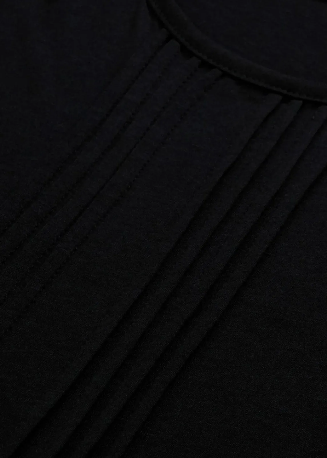 bonprix Shirts & Tops^T-Shirt in A-Linien-Form, kurzarm schwarz