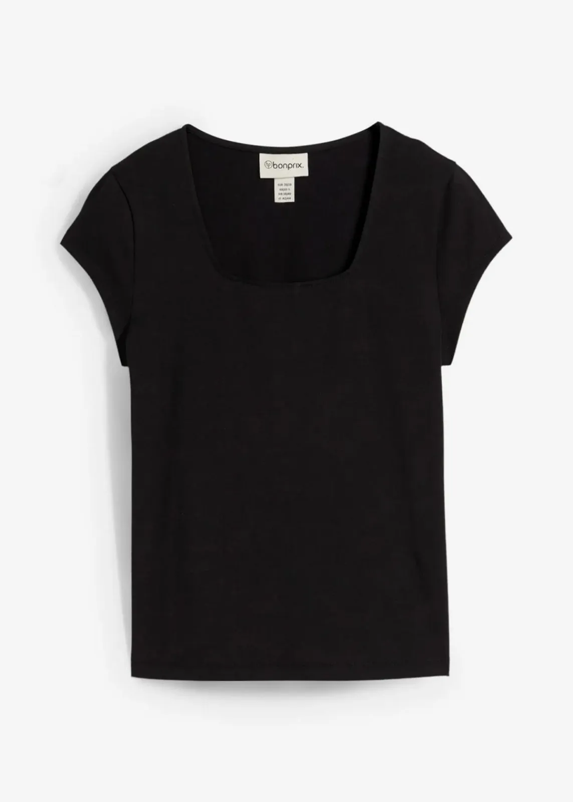 bonprix Bekleidung·Röcke|Basics^T-Shirt mit reiner Bio-Baumwolle schwarz