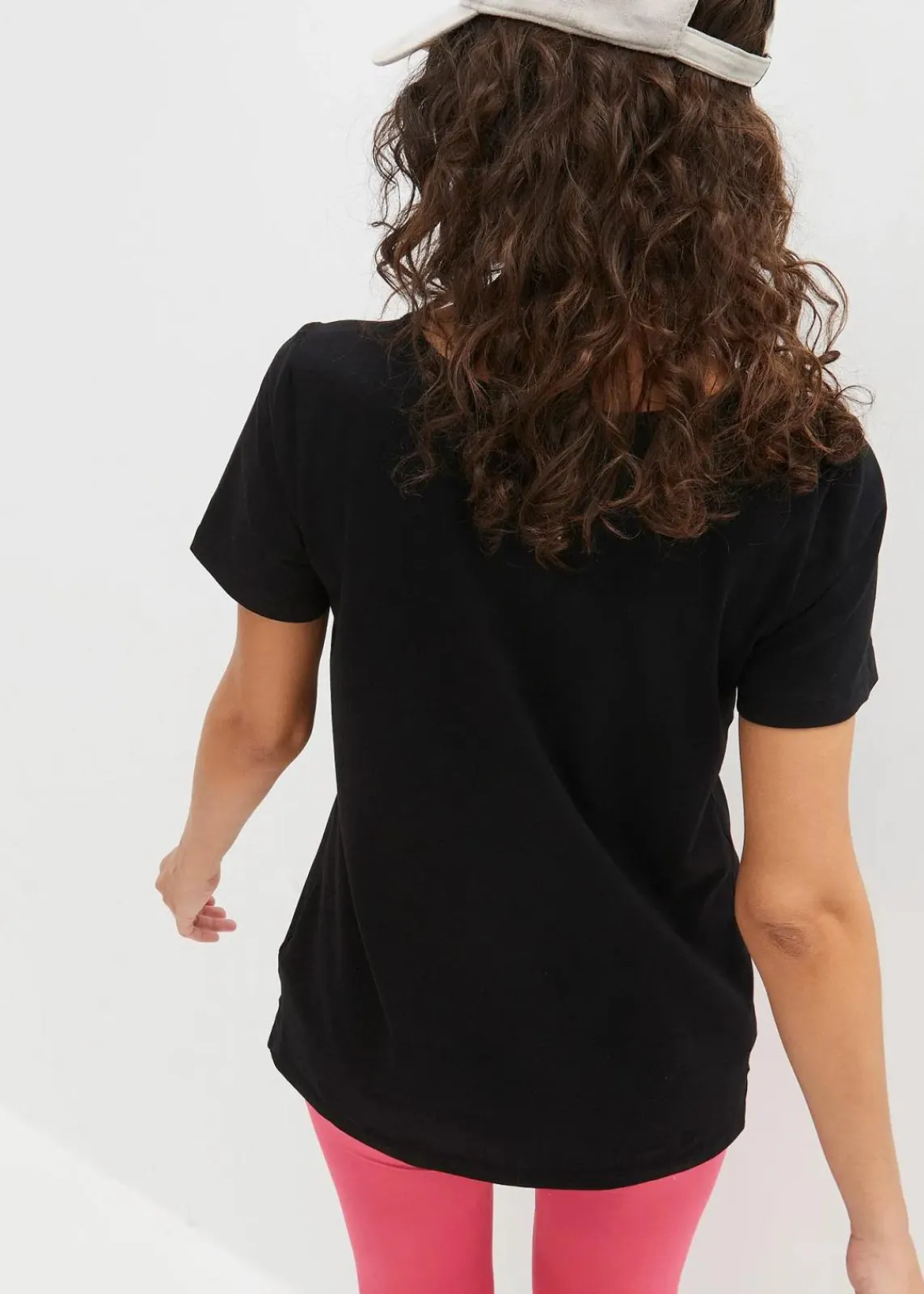 bonprix Bekleidung·Sweat|Nachhaltigere Materialien^T-Shirt mit Retro-Print schwarz bedruckt