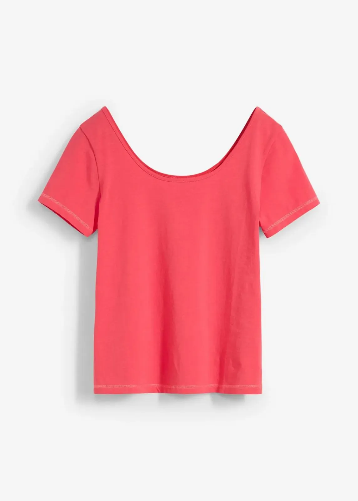 bonprix Shirts & Tops|Basics^T-Shirt mit tiefem Rückenausschnitt paradiespink