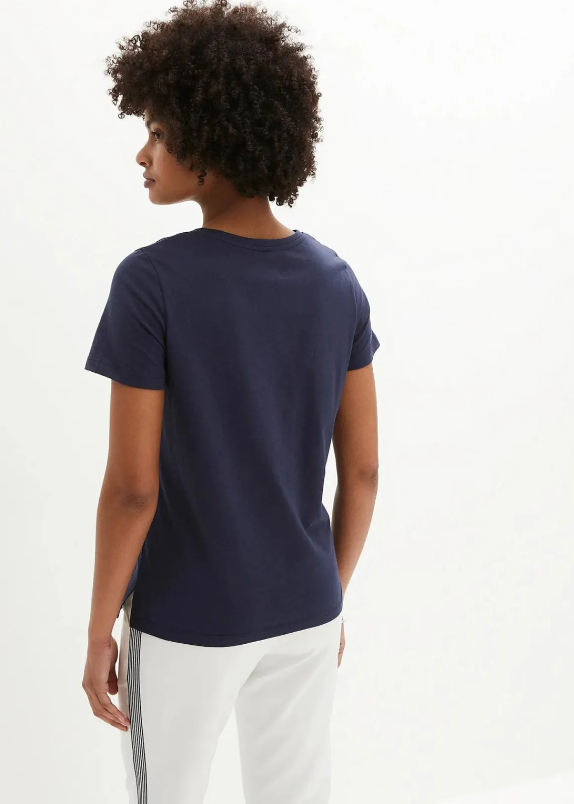 bonprix Shirts & Tops|Nachhaltigere Materialien^T-Shirt Sea Love dunkelblau/cremeweiss bedruckt