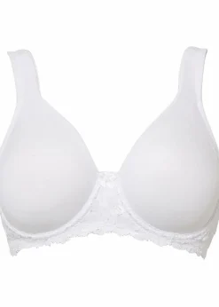bonprix Große Cups D-H|Bhs^T-Shirt-BH mit gepolsterten Trägern weiß