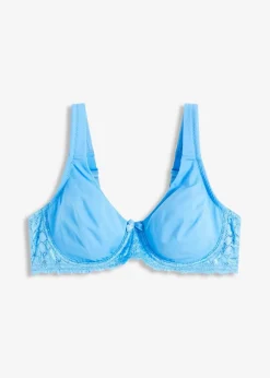 bonprix Große Cups D-H|Bhs^T-Shirt-BH mit gepolsterten Trägern brilliantblau